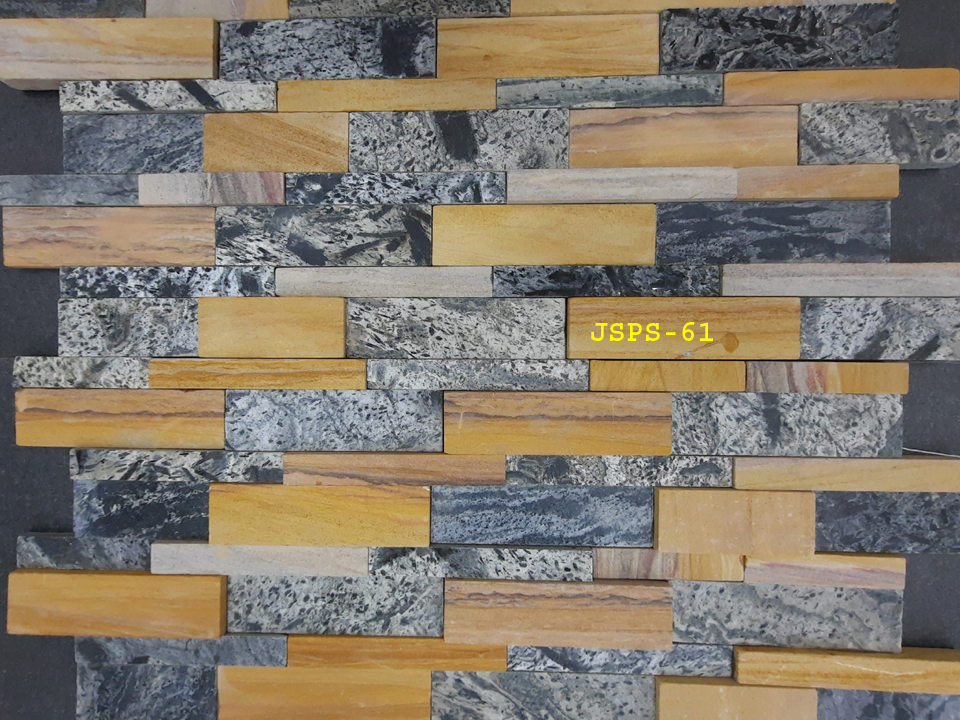 Elevation Stone Wall Cladding Tiles in Mix Color